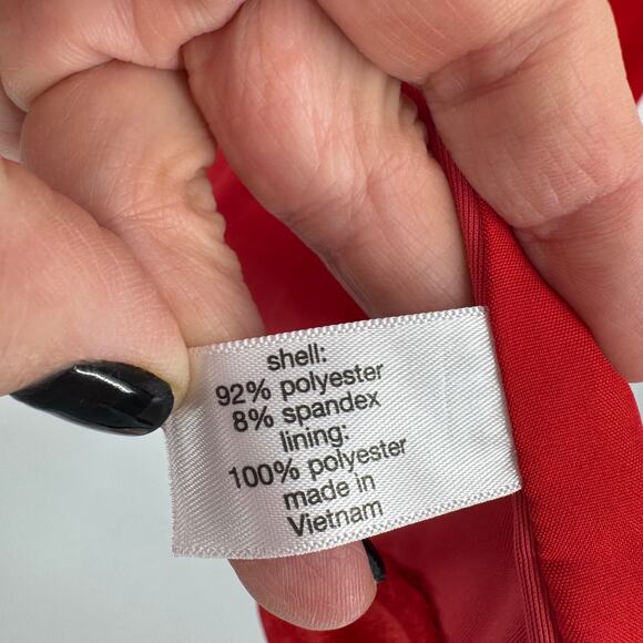 Lane Bryant Red Velvet Blazer NWT Size 22P Holiday Party Jacket Plus Size - Picture 5 of 8